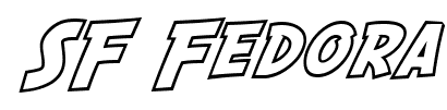SF Fedora font
